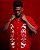 Camisa oversized em mescla de linho - Armorial - Vermelho - Imagem 1