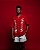 Camisa oversized em mescla de linho - Armorial - Vermelho - Imagem 2