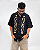Camisa oversized em mescla de linho - Armorial - Preto - Imagem 1