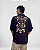Camisa oversized em mescla de linho - Armorial - Preto - Imagem 4