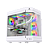 Gabinete Gamer Ryvel Hymir White 9x Fans ARGB RY-GB-HR-WT - Imagem 1