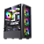 Gabinete Gamer Ryvel Hive Black RY-GB-HV-BL - Imagem 1