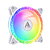 Cooler Fan Gamer Ryvel 120mm ARGB 5V Frost Branco - Imagem 2