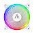 Cooler Fan Gamer Ryvel 120mm ARGB 5V Luna Branco - Imagem 2