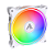 Cooler Fan Gamer Ryvel 120mm ARGB 5V Lycan Branco - Imagem 3
