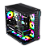 Gabinete Gamer Ryvel Cube Black RY-GB-CB-BL - Imagem 1