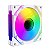 Kit 3 Fans Gamer Ryvel Aspen White 120mm ARGB com Controladora e Controle – RY-FN-AP-WT - Imagem 6