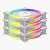 Kit 3 Fans Gamer Ryvel Luna White 120mm ARGB com Controladora e Controle – RY-FN-LN-WT - Imagem 4