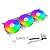 Kit 3 Fans Gamer Ryvel Snowy White 120mm ARGB com Controladora e Controle – RY-FN-SW-WT - Imagem 3