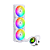 Water Cooler Ryvel Hidra Iluminação ARGB 360mm AMD e Intel Branco - RY-WC-HDR-WT - Imagem 4