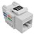 Conectores Fêmea Rj45 Keystone Cat5e Branco - Imagem 1