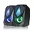 CAIXA SOM C3TECH SP-L60BK RGB 2.0 USB/P2 6W RMS PRETA - Imagem 2