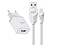 Kit Usb Tipo C Carregador De Parede Usb Cabo Recarga ELG 1m - Imagem 1