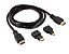 Cabo Hdmi 1.5m It-blue Kit Adaptadores 4 Em 1 Le-6623 - Imagem 1
