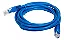Cabo de Rede Internet Cat.5e 3M Azul - Imagem 1