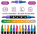 Kit 12 Canetas Touch Glitter – Ponta Dupla (24 Cores) - Imagem 4