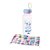 Garrafa Fun Abre Facil Stitch 600ml com Adesivos Plasutil Ref.16693 - Imagem 1