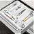 Organizador Modular Branco 22,5x7,5x5,2cm Paramount Ref.1833 - Imagem 1