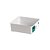 Organizador Modular Branco 15x15x5,2cm Paramount Ref.1835 - Imagem 1