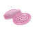 Saboneteira Plástica com Tampa Rosa Deivak Ref.410 - Imagem 2