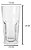 Jogo de Copos Jade 6 Peças 340ml Original Line Ref.SL0865 - Imagem 7