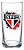 Copo Cylinder de Vidro 300ml do São Paulo Allmix Ref.206036 - Imagem 2