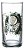 Copo Cylinder de Vidro 300ml do Palmeiras Allmix Ref.206038 - Imagem 1