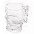 Caneca Caveira em vidro 500ml Etilux Ref.460-CANC - Imagem 2