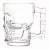 Caneca Caveira em vidro 500ml Etilux Ref.460-CANC - Imagem 3