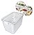 Pote Slim Hermético Multiuso com Cesto Branco 4.470ml Paramount Ref.1773 - Imagem 5