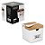 Saleiro de Porcelana Manhattan Branco 270ml Hauskraft Ref.PCLN194/BR - Imagem 2