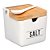 Saleiro de Porcelana Manhattan Branco 270ml Hauskraft Ref.PCLN194/BR - Imagem 1