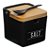 Saleiro de Porcelana Manhattan Preto 270ml Hauskraft Ref.PCLN194/PT - Imagem 1