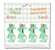 Prendedor de Páscoa Decorativo Verde com 4 Peças Multiart Ref.MDN0029 - Imagem 1