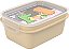 Marmita com Trava e Compartimento Interno Capivara 850ml Plasutil Ref.7878 - Imagem 1