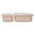 Marmita de Bambu e PP Rosa com Tampa e 3 Compartimentos Lines 22,5x15cm Lyor Ref.220835 - Imagem 4