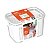 Pote Slim Hermético Multiuso com Cesto Branco 1.780ml Paramount Ref.1769 - Imagem 1