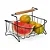 Fruteira de Mesa Black Eco Design 26x25,2x19,5cm Arthi Ref.0456 - Imagem 3