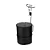 Suporte de Chão para Papel Higiênico e Lixeira Linha Black Arthi Ref.2454 - Imagem 2