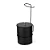 Suporte de Chão para Papel Higiênico e Lixeira Linha Black Arthi Ref.2454 - Imagem 3