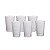 Copo Long Drink Dahlia em Vidro 200ml 6 Peças Hauskraft Ref.CPLG076 - Imagem 3