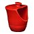 Saleiro de Porcelana Stone Vermelho 185ml Hauskraft Ref.PCLN177/VM - Imagem 2