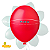 Balão Bexiga Redondo Látex Decoração Tamanho 9 Liso 50un - Imagem 2