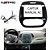 FOR RENAULT CAPTUR 2017 a 2021 Moldura/Fascia e cabos de conexão para instalaç - Imagem 4