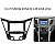 Para HYUNDAI SONATA Moldura/Fascia e cabos de conexão para instalação de cent - Imagem 3