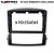 FOR KIA SORENTO 2004-2008 9 POLEGADAS Moldura/Fascia e cabos de conexão para in - Imagem 3