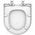 Assento Sanitário Termofixo Soft Close Riviera Branco para vaso Celite - Imagem 3