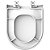 Assento Sanitário Polipropileno Soft Close Carrara Branco para vaso Deca - Imagem 3