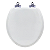 Assento Sanitário Almofadado Soft Close Flamingo Branco para Vaso Incepa 6lpf - Imagem 1