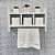Nicho Porta Toalha Branco para Banheiro 45 x 30cm - Imagem 4